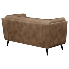 Thatcher Brown Loveseat - furniture place usa