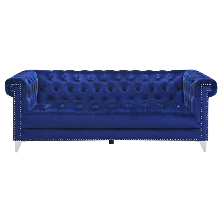 Bleker Blue Sofa - furniture place usa