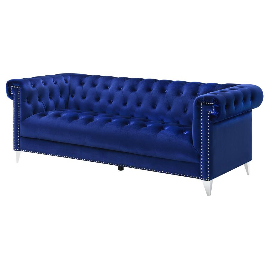 Bleker Blue Sofa - furniture place usa