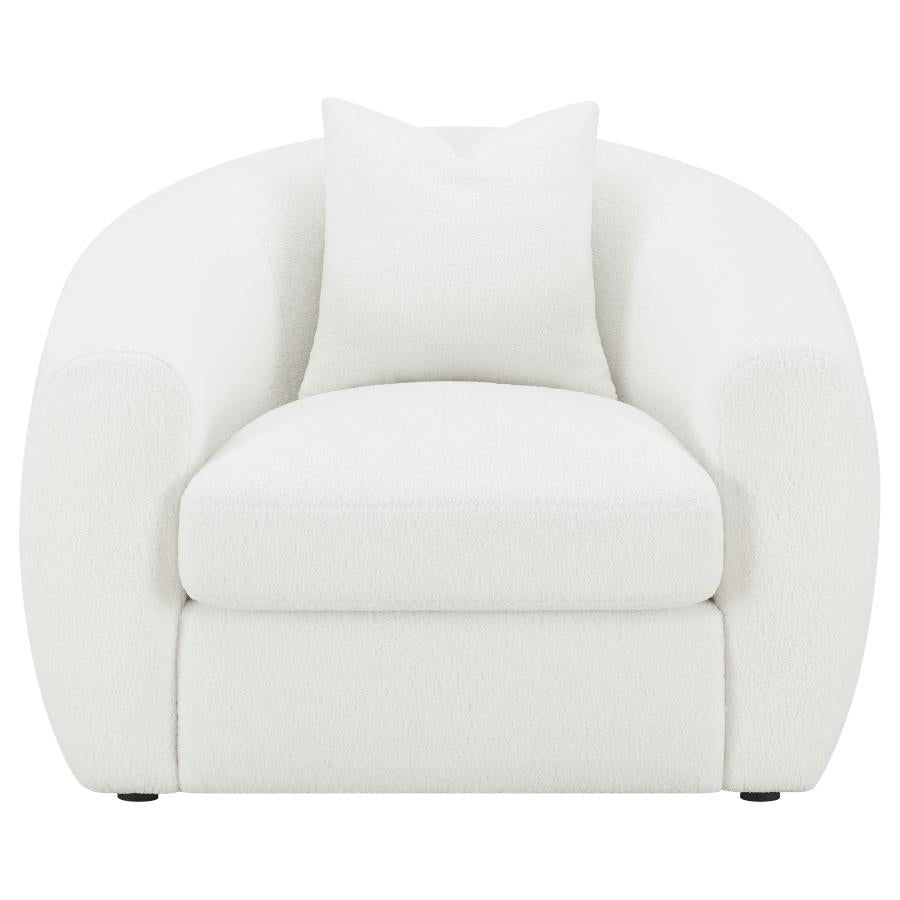 Isabella White 3 Pc Sofa Set - furniture place usa
