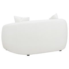 Isabella White Loveseat - furniture place usa
