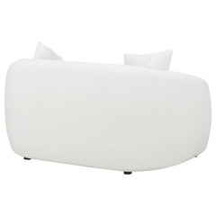 Isabella White Loveseat - furniture place usa