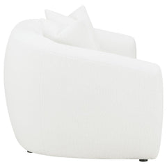 Isabella White Loveseat - furniture place usa