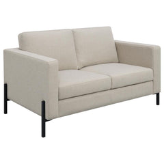 Tilly Beige Loveseat - furniture place usa