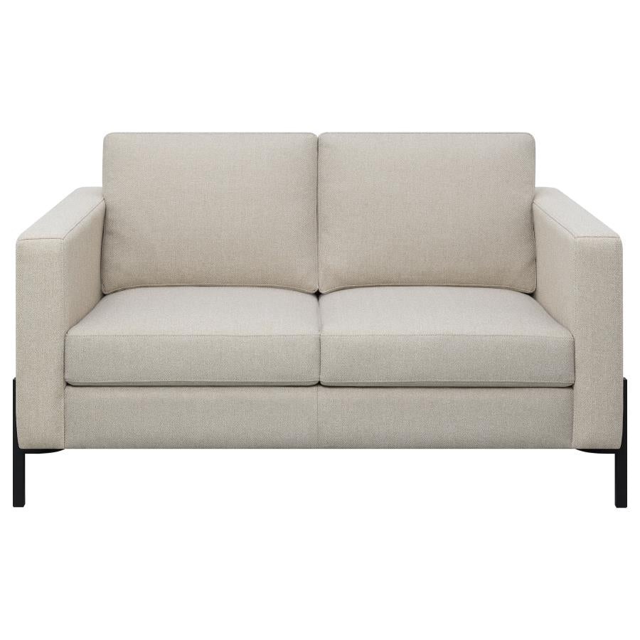Tilly Beige Loveseat - furniture place usa