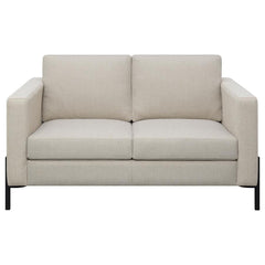 Tilly Beige Loveseat - furniture place usa
