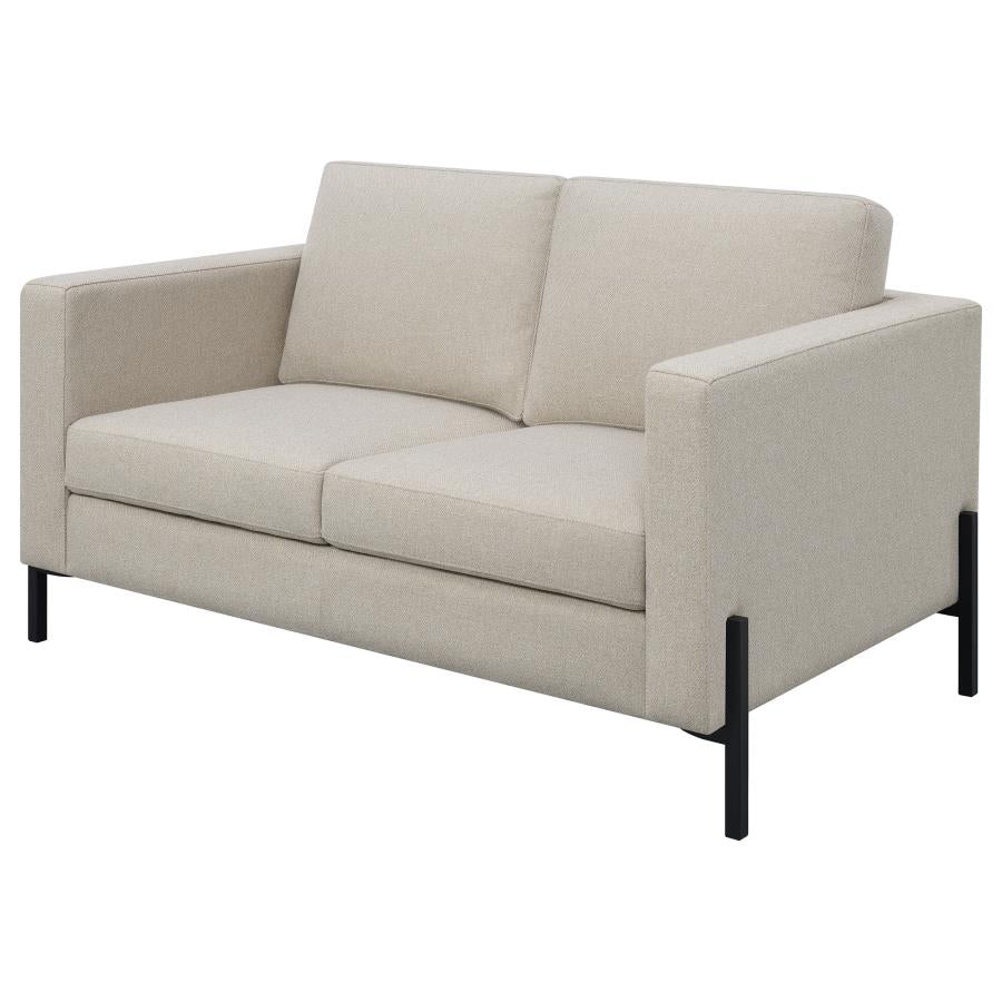 Tilly Beige Loveseat - furniture place usa