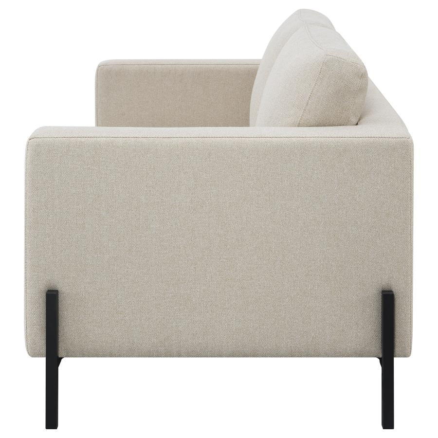 Tilly Beige Loveseat - furniture place usa