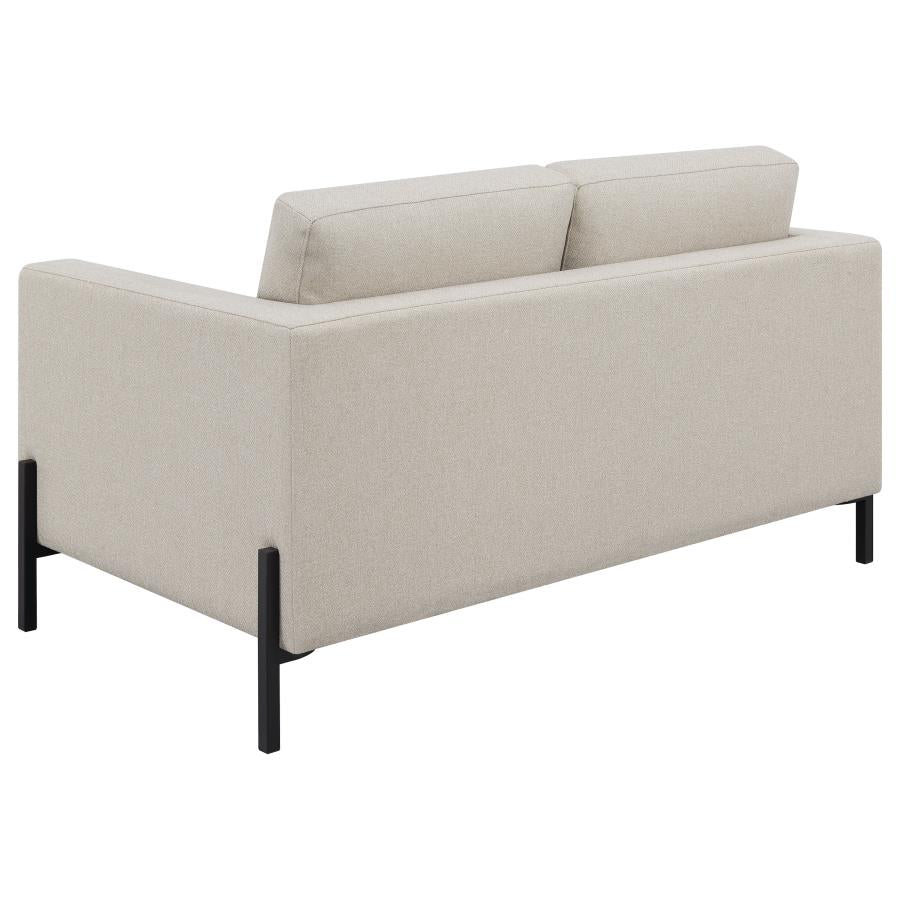 Tilly Beige Loveseat - furniture place usa
