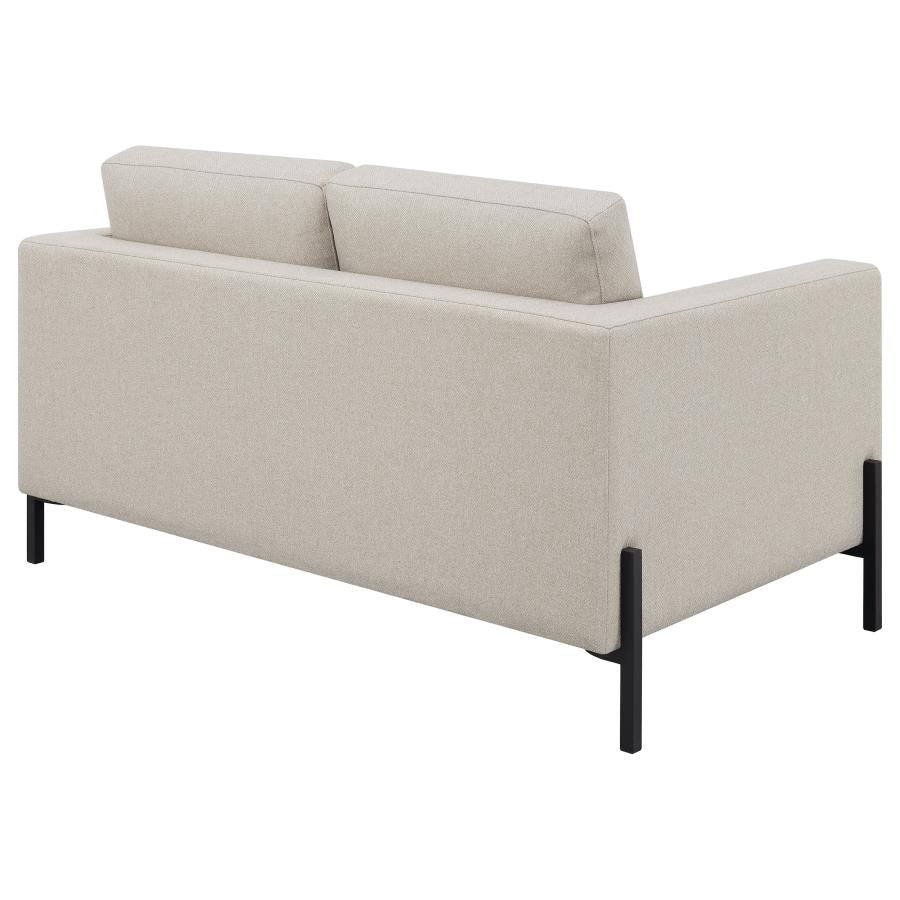 Tilly Beige Loveseat - furniture place usa