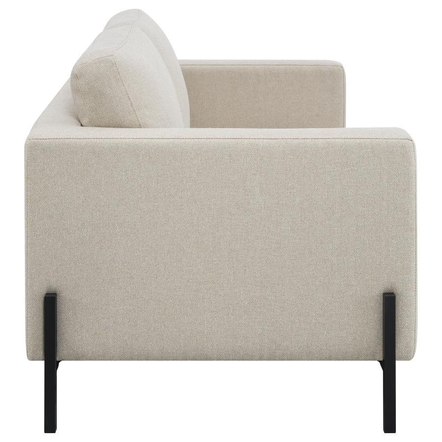 Tilly Beige Loveseat - furniture place usa