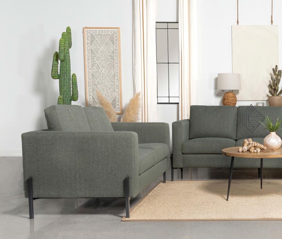 Tilly Green Loveseat - furniture place usa