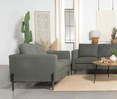Tilly Green Loveseat - furniture place usa