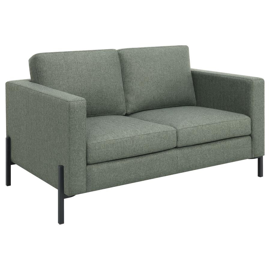 Tilly Green Loveseat - furniture place usa