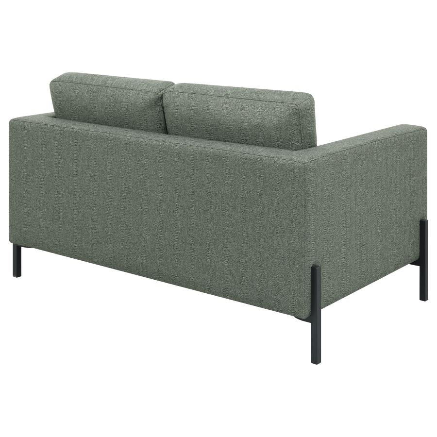 Tilly Green Loveseat - furniture place usa