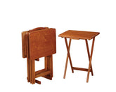 Donna Brown Tv Tray Table Set - furniture place usa