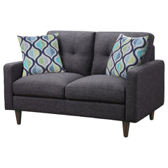 Watsonville Grey Loveseat - furniture place usa