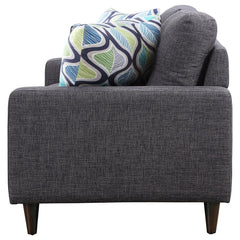 Watsonville Grey Loveseat - furniture place usa