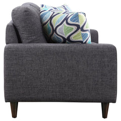 Watsonville Grey Loveseat - furniture place usa