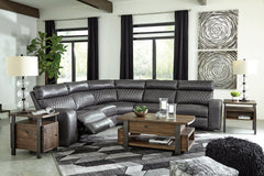 Samperstone 5-Piece Power Reclining Sectional - furniture place usa