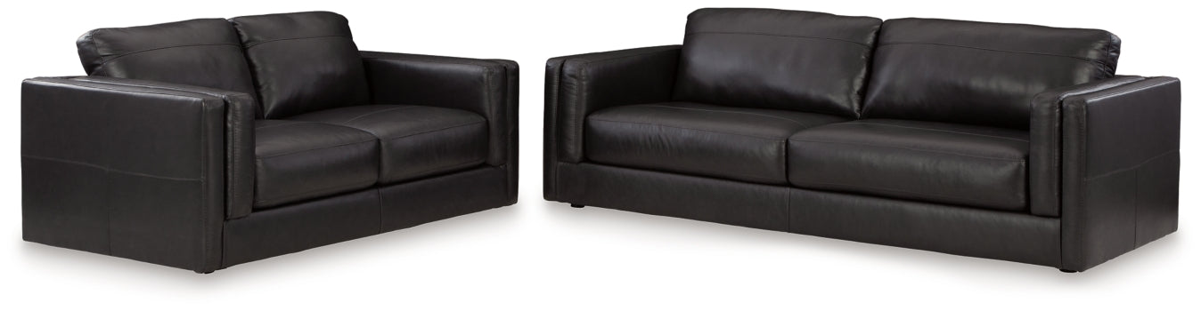 Amiata Sofa and Loveseat - furniture place usa