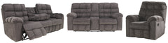 Acieona Sofa, Loveseat and Recliner - furniture place usa