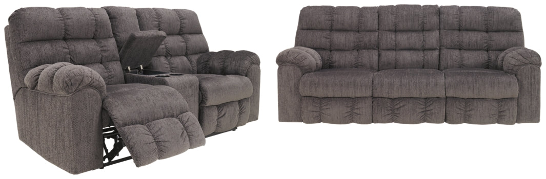 Acieona Sofa and Loveseat - furniture place usa