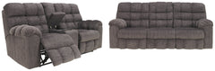 Acieona Sofa and Loveseat - furniture place usa