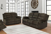 Rodman Brown 2 Pc Motion Sofa Set - furniture place usa