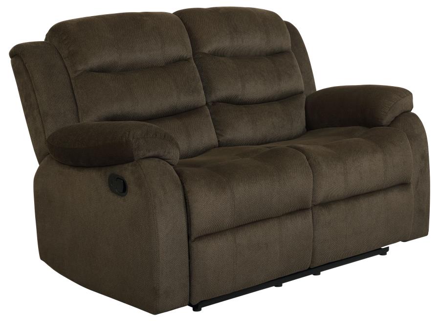 Rodman Brown 2 Pc Motion Sofa Set - furniture place usa
