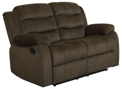 Rodman Brown 2 Pc Motion Sofa Set - furniture place usa