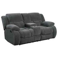 Weissman Grey 3 Pc Motion Sofa Set - furniture place usa
