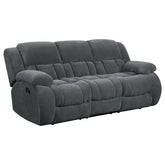 Weissman Grey Motion Sofa - furniture place usa