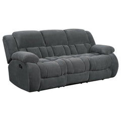 Weissman Grey Motion Sofa - furniture place usa