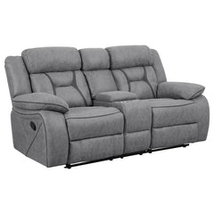 Higgins Grey 3 Pc Motion Sofa Set - furniture place usa