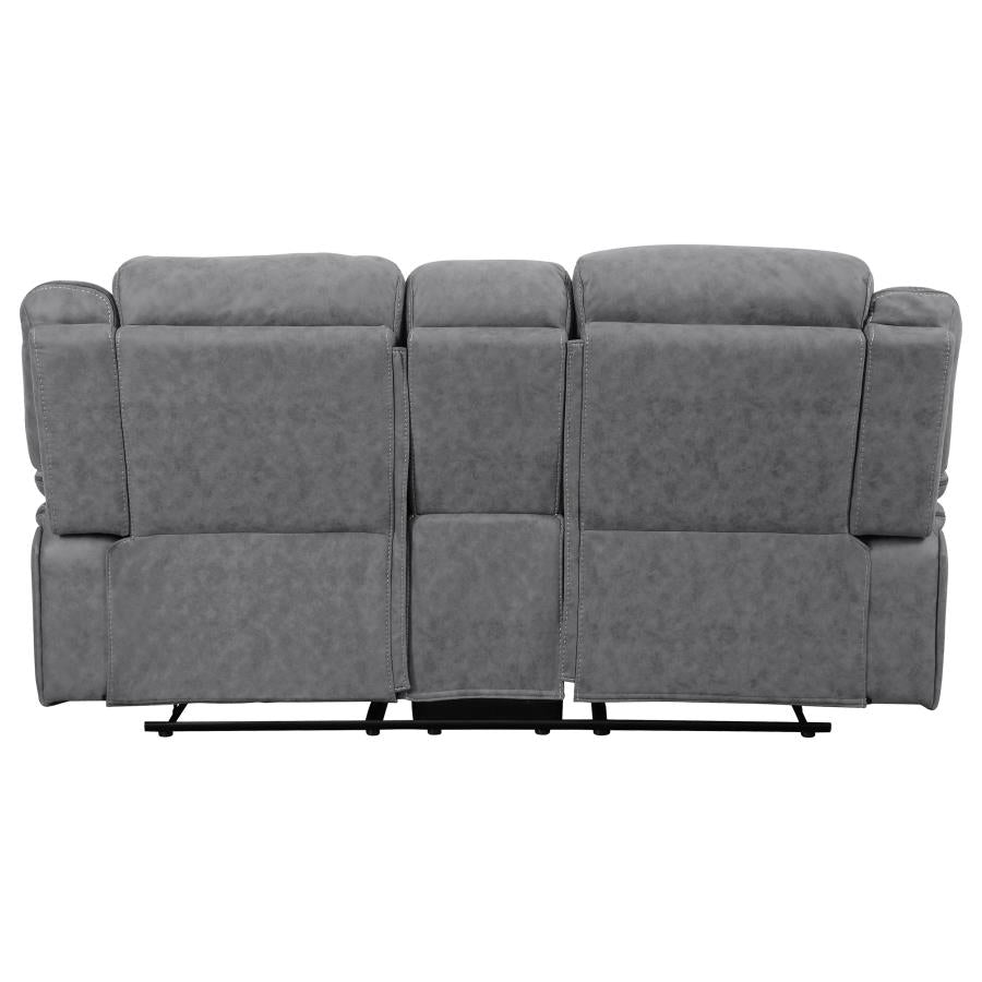 Higgins Grey 3 Pc Motion Sofa Set - furniture place usa