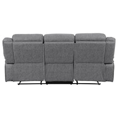Higgins Grey Motion Sofa - furniture place usa