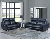 Derek Blue 2 Pc Power Sofa Set - furniture place usa