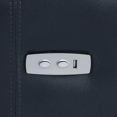 Derek Blue Power Sofa - furniture place usa