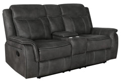 Lawrence Black 3 Pc Motion Sofa Set - furniture place usa