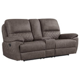 Variel Brown Motion Loveseat - furniture place usa