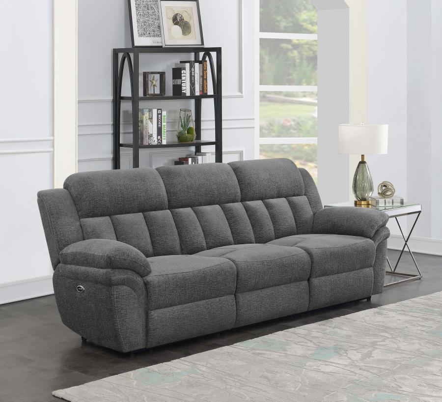 Bahrain Grey Power Sofa - furniture place usa