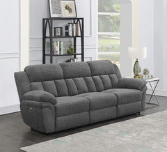 Bahrain Grey Power Sofa - furniture place usa