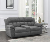 Bahrain Grey Power Loveseat - furniture place usa
