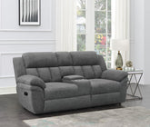 Bahrain Grey Motion Loveseat - furniture place usa