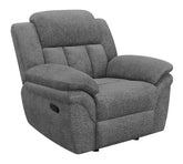 Bahrain Grey Glider Recliner - furniture place usa