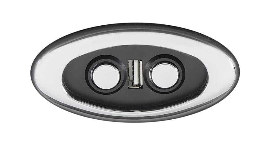 Flamenco Grey Power Sofa - furniture place usa