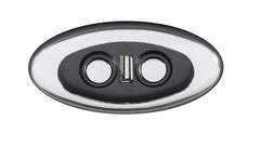 Flamenco Grey Power Sofa - furniture place usa