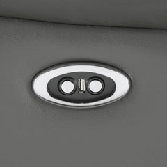 Flamenco Grey Power Sofa - furniture place usa