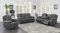 Flamenco Grey Power Sofa - furniture place usa